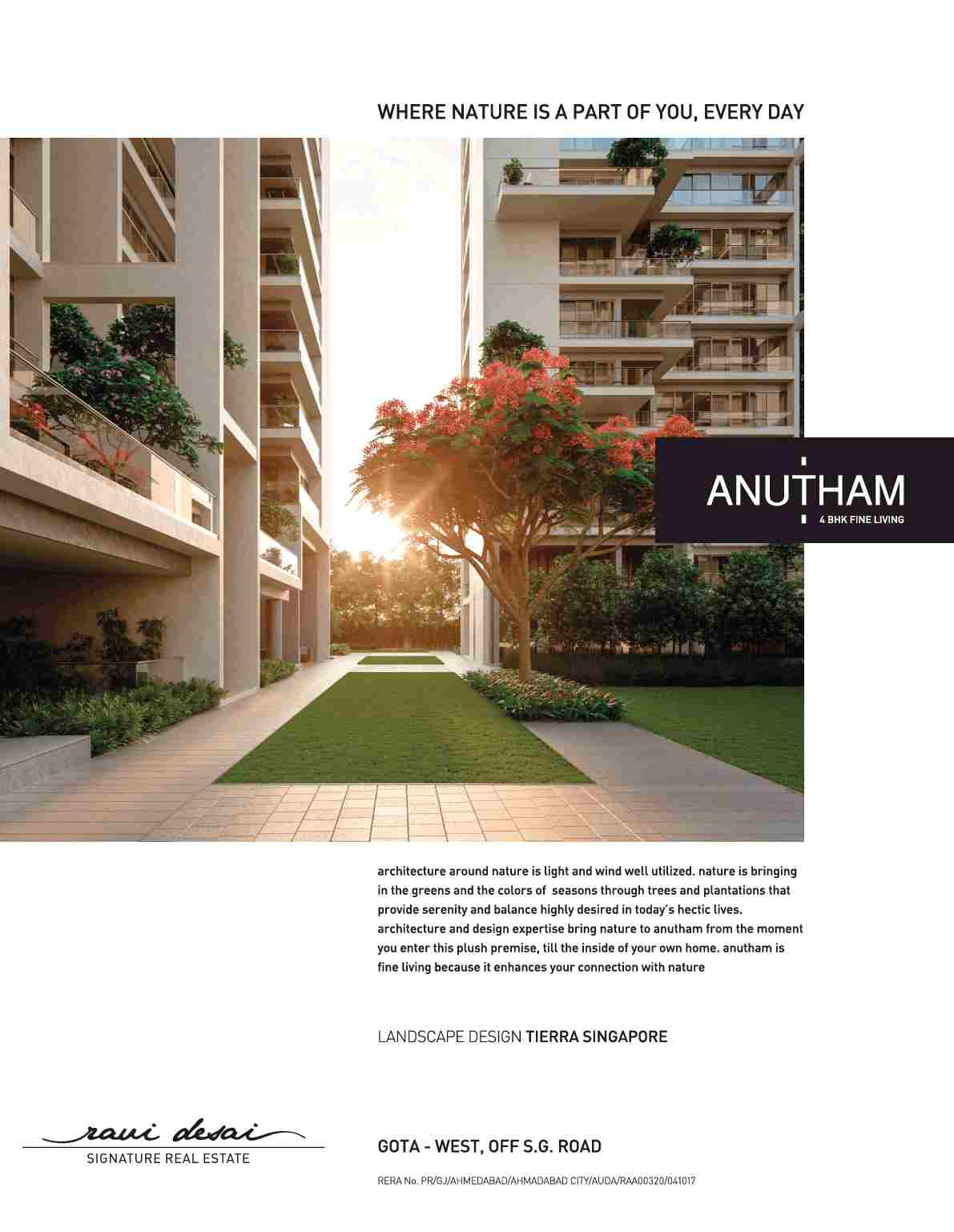 Architecture and design expertise bring nature to Ravi Anutham in Ahmedabad